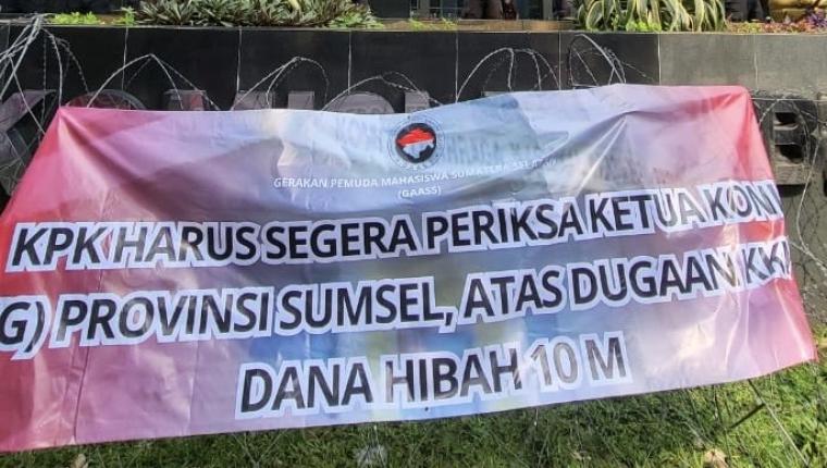 GAASS Meminta KPK Periksa Ketua KONI Sumsel atas Dugaan Dana Hibah 10 M