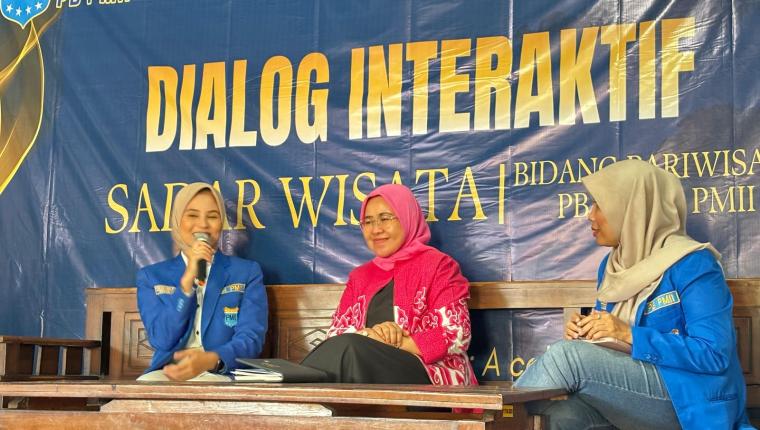 Dialog interaktif : KOPRI PB PMII Ajak Pemuda Sadar Wisata