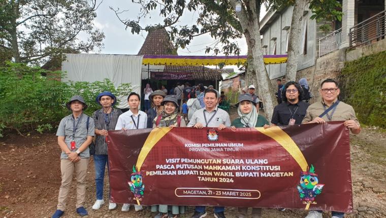 Satgas Demokrasi PW SEMMI Jatim Kawal PSU Magetan Pasca Putusan MK