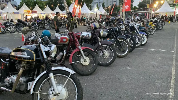 Wakil Wali Kota Buka Djogja Antique Day ke-9, Perpaduan Motor Klasik dan Budaya Yogya