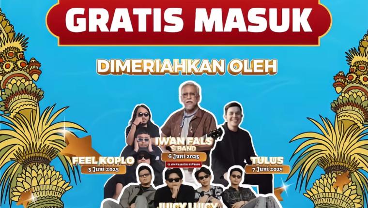 Konser Musik Gratis di Jakarta: Tulus, Iwan Fals, Juicy Luicy, hingga Feel Koplo Siap Guncang Senayan!