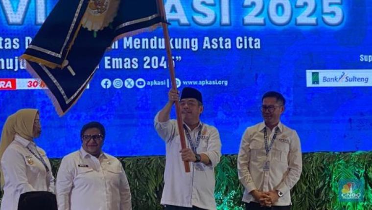 Bupati Lahat Bursah Zarnubi Terpilih sebagai Ketua Umum APKASI 2025–2030 dalam Munas VI di Minahasa Utara