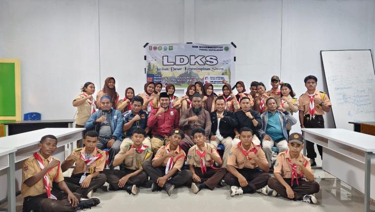 SMK Muhammadiyah Tidore Kepulauan Sukses Gelar Latihan Dasar Kepemimpinan Siswa (LDKS)