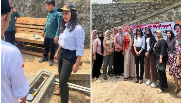 Anggota DPR RI Komisi V, Marlyn Maisaroh: Memberikan Bantuan Sumur Bor di Kampung Kahrekel Parung Panjang