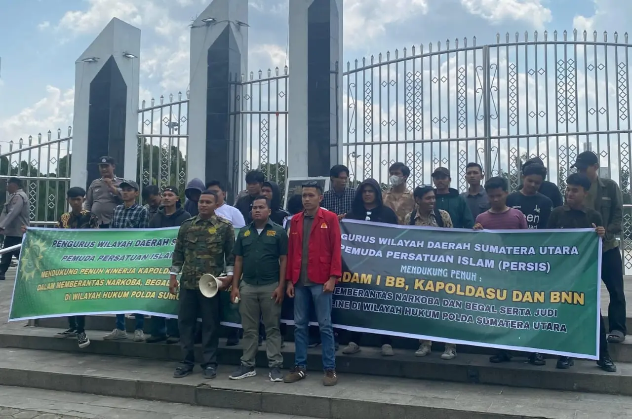 PW Pemuda PERSIS Sumut Apresiasi Kinerja Polda Sumut, Dalam Pemberantasan Narkoba, Begal, dan Judi Online