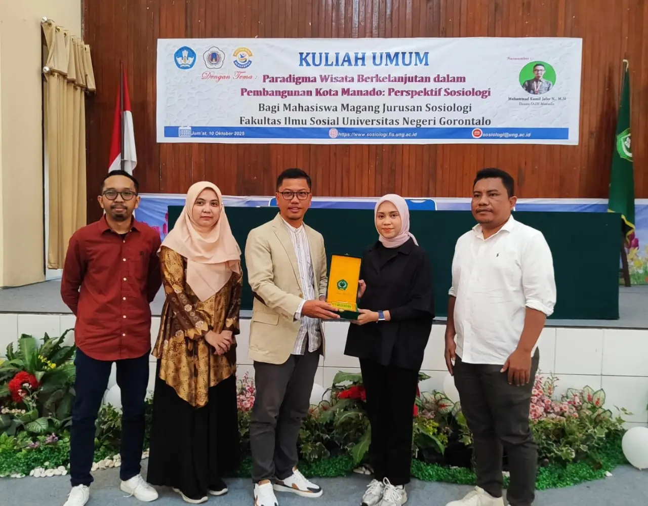 Implementasi Kerjasama Prodi Sosiologi Agama FUAD IAIN Manado dan Jurusan Sosiologi FIS UNG: Kolaborasi Akademik dan Kuliah Umum Tentang Integrasi Budaya dan Pariwisata
