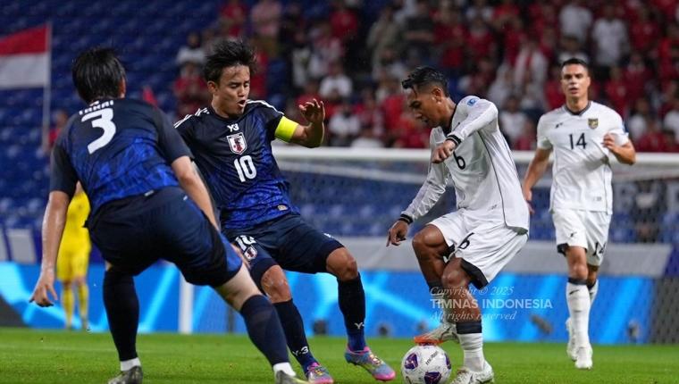 Timnas Indonesia Dibantai Jepang 0-6 di Kualifikasi Piala Dunia 2026