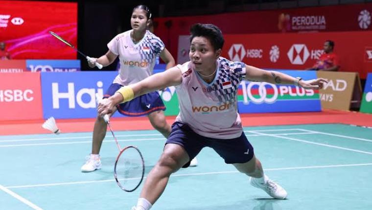 Apriyani/Febi Tumbangkan Wakil Tiongkok di Babak 32 Besar Malaysia Open 2025