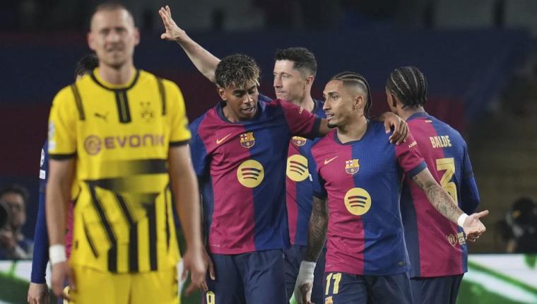 Barcelona Bungkam Borussia Dortmund di Leg Pertama Perempat Final Liga Champions