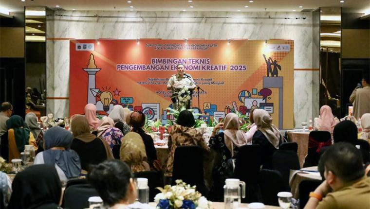 75 Pelaku UKM di Jakarta Pusat Didorong Kembangkan Ekonomi Kreatif Lewat Digitalisasi dan AI