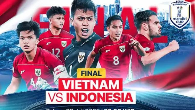 Final Piala AFF U-23 2025: Indonesia vs Vietnam, Malam Ini di GBK