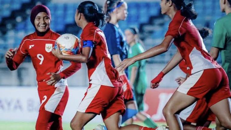 Timnas Putri Indonesia U-20 Tutup Kualifikasi Piala Asia dengan Kemenangan Telak 4-0 atas Turkmenistan