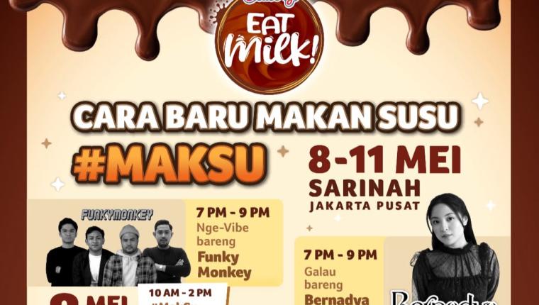 Cimory Gelar Konser dan Festival Gratis di Anjungan Sarinah Jakarta, 8–11 Mei 2025
