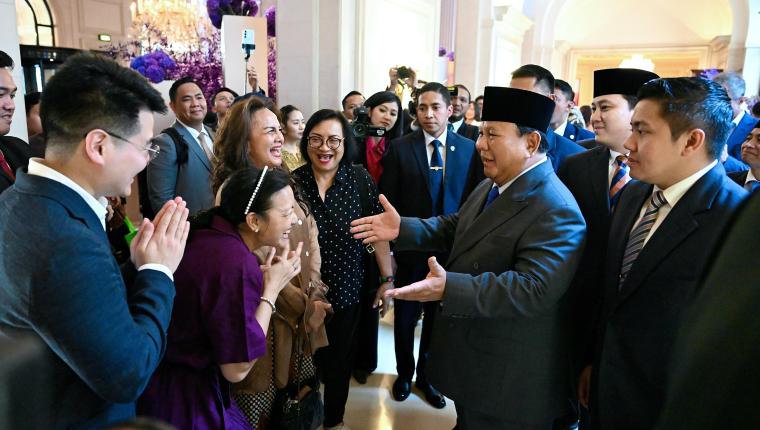 Sambutan Diaspora untuk Presiden Prabowo di Paris