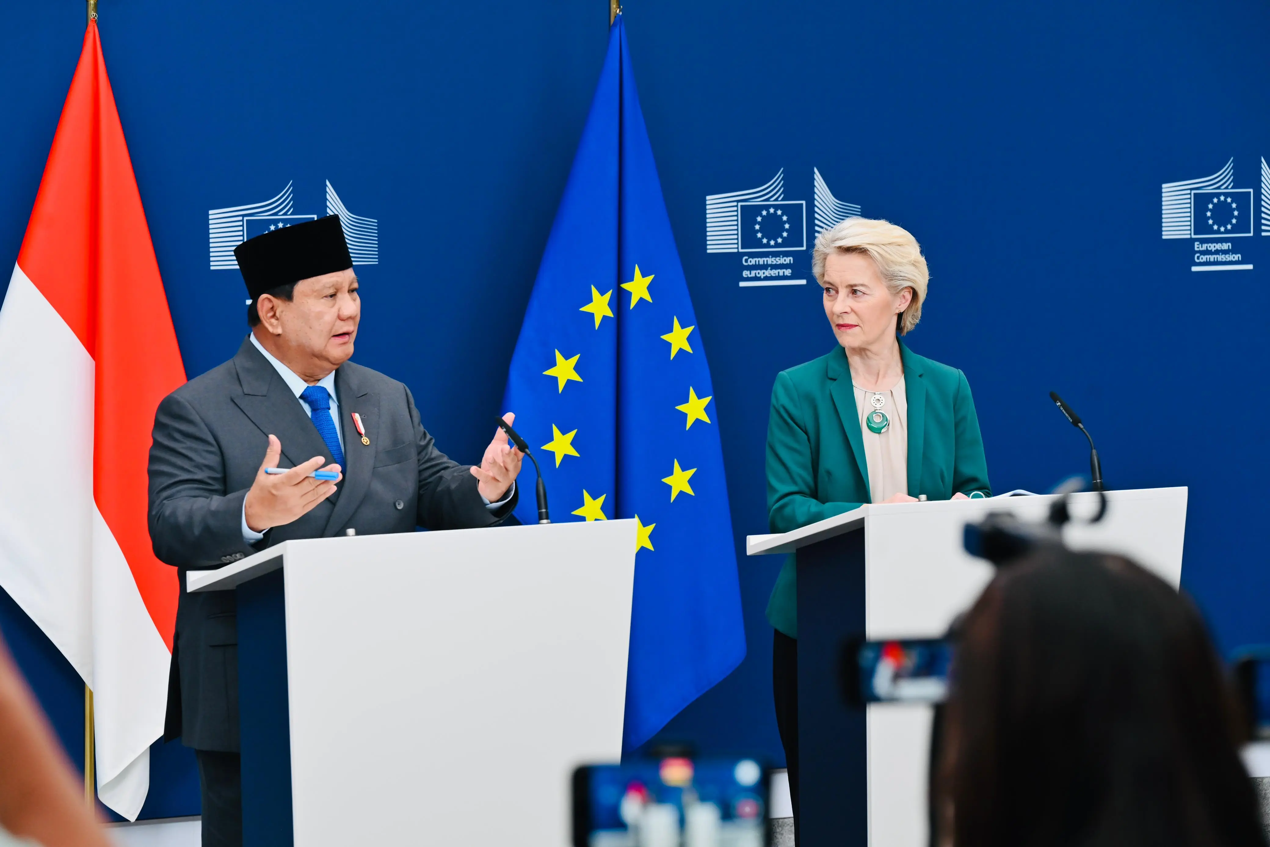 Presiden Von der Leyen Ungkapkan Tiga Pilar Kesepakatan Uni Eropa–Indonesia