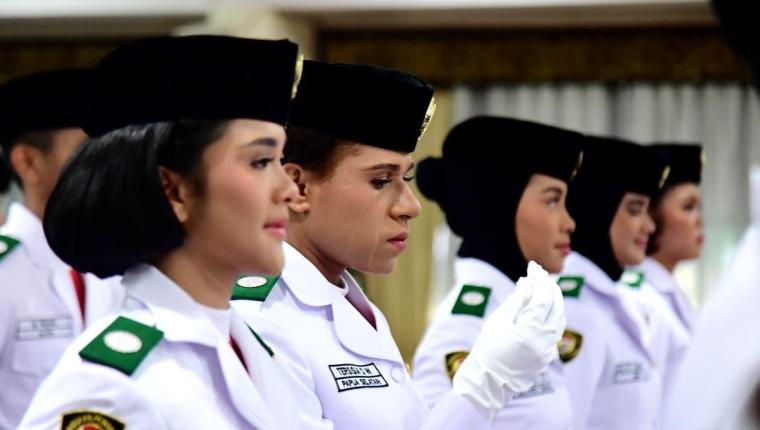 Kisah Perjuangan Para Pelajar yang Dikukuhkan Sebagai Paskibraka Nasional