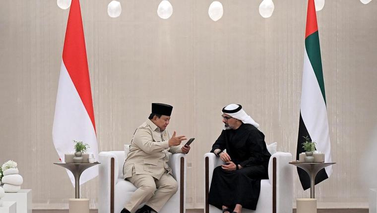 Prabowo dan Presiden MBZ Bahas Isu Global dalam Pertemuan di Abu Dhabi