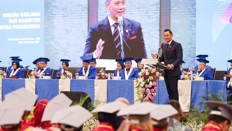 Hadiri Wisuda Universitas Paramadina, Menko AHY: "Nilai Keislaman, Keindonesiaan, dan Kemodernan Akan Selalu Relevan