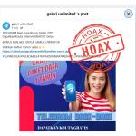 Cek Fakta: Hoaks Tautan Kuota Internet Gratis Mengatasnamakan Telegram