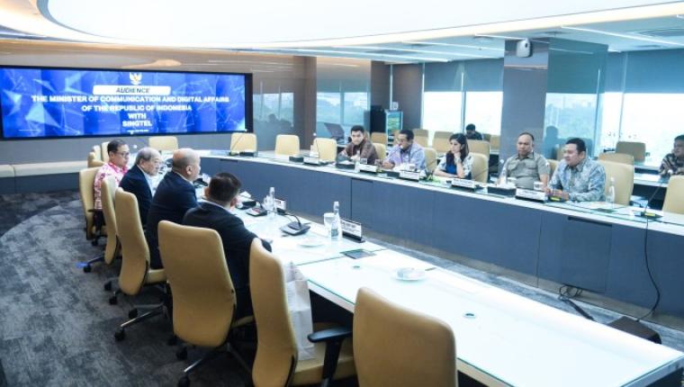 Meutya Hafid dan Singtel Bahas Kemitraan Digital Regional