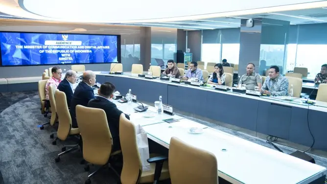 Meutya Hafid dan Singtel Bahas Kemitraan Digital Regional