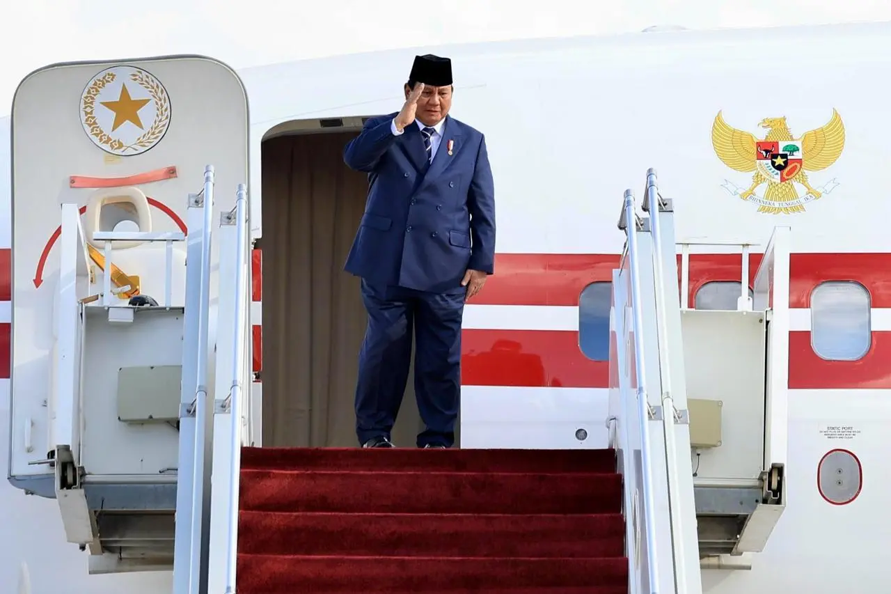 Usai Kunjungan Resmi di Yordania, Presiden Prabowo Kembali ke Tanah Air