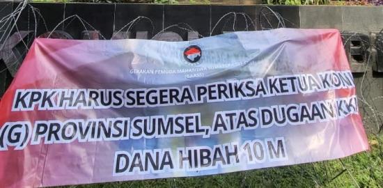 GAASS Meminta KPK Periksa Ketua KONI Sumsel atas Dugaan Dana Hibah 10 M