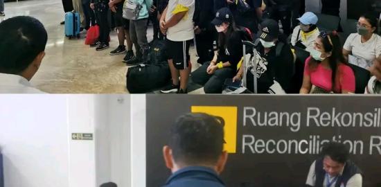 Pemerintah Melalui Kemenlu Pulangkan 46 WNI Korban TPPO di Myanmar Dari Thailand ke RI