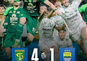Super Big Match BRI Liga 1 Musim 2024/2025, Persebaya (4) VS Persib (1)