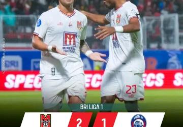 BRI Liga 1: Malut United Merai 3 Poin, Atas Kemenangan Laga Tandang Lawan Arema Malang