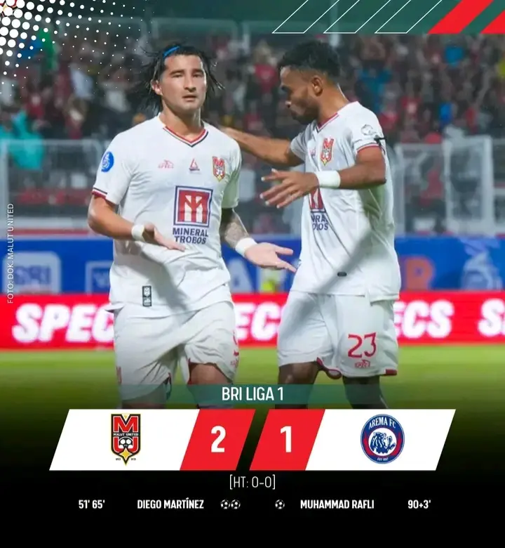 BRI Liga 1: Malut United Merai 3 Poin, Atas Kemenangan Laga Tandang Lawan Arema Malang