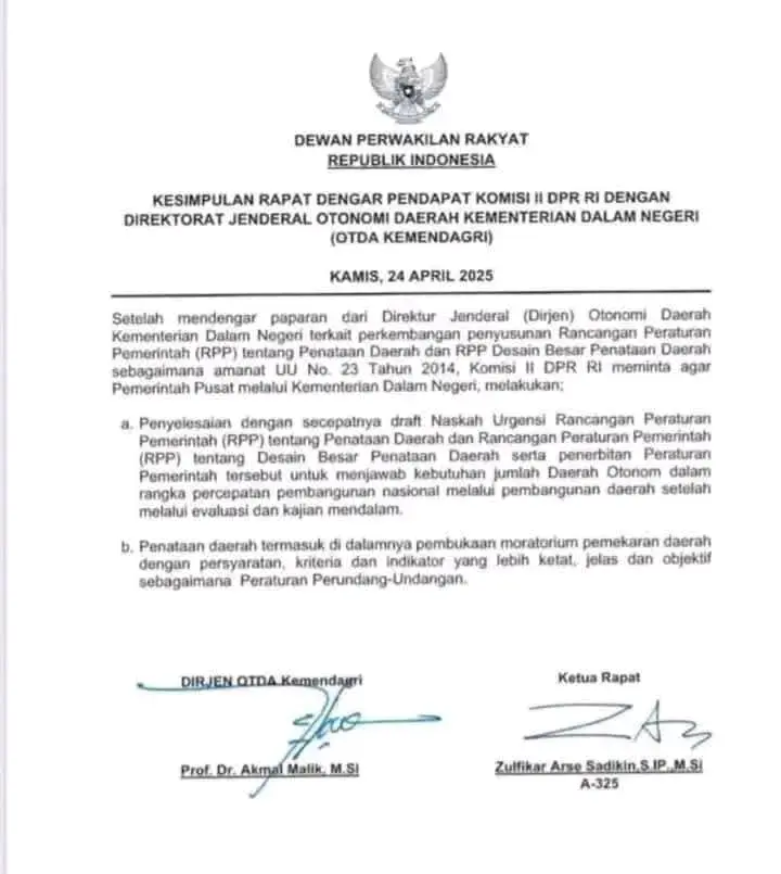 Inilah 32 Daftar Calon DOB Yang Layak Di Mekarkan Menurut Kemendagri, Ada 2 Daerah Baru di Sulawesi Utara dan Provinsi Baru Yang Lepas Dari Sulawesi Utara