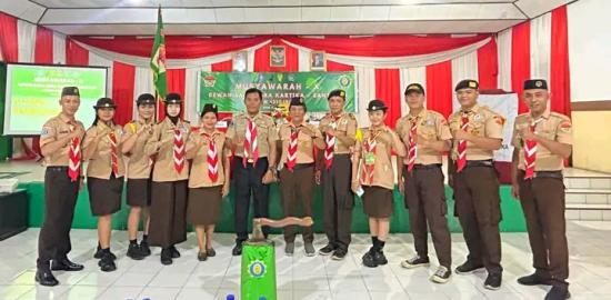 Nadia Natarang Sang Srikandi Gudep 04.055-04.056 Pangkalan SMA Negeri 2 Bitung, Terpilih Menjadi Ketua Dewan Saka Wira Kartika-Santiago Kodim 1310/Bitung Periode 2025-2027