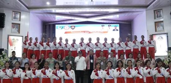 Wakil Walikota Bitung, Menghadiri Upacara Pembukaan Pemusatan Pendidikan dan Pelatihan Tingkat Kota