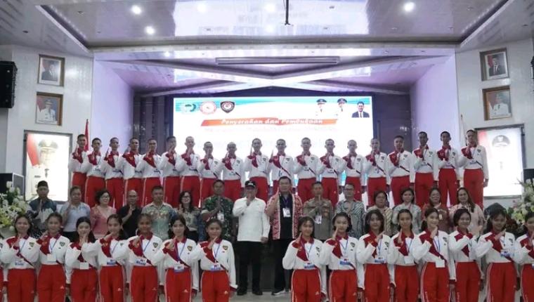 Wakil Walikota Bitung, Menghadiri Upacara Pembukaan Pemusatan Pendidikan dan Pelatihan Tingkat Kota