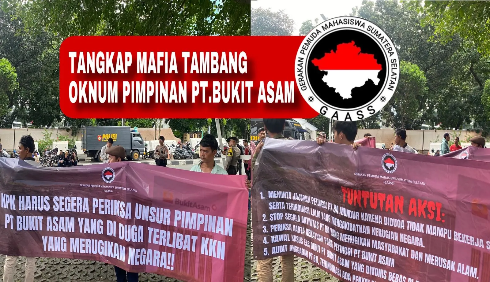 GAASS : KPK Harus Segera Periksa Pimpinan PT BA Terindikasi Terlibat KKN