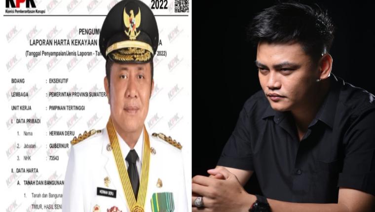 LHKPN Diduga Tak Jujur Dalam, Andi Leo : Gubernur Herman Deru Berpotensi Dimakzulkan