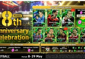 Football™️ Mobile Rayakan 8 Tahun dengan Event Spesial Bertabur Hadiah