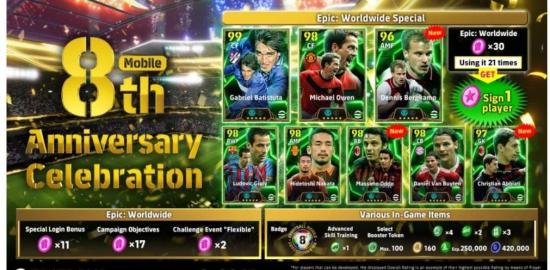 Football™️ Mobile Rayakan 8 Tahun dengan Event Spesial Bertabur Hadiah