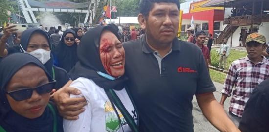 Ketua KOHATI BADKO Malut di Pukul Aparat, Kapolres Halsel Wajib di Copot