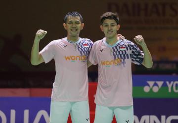 Fajar/Rian Bidik Gelar Juara Dunia di Laga Perpisahan
