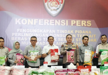 Satgas Pangan Ungkap Tiga Produsen Beras Diduga Langgar Standar Mutu