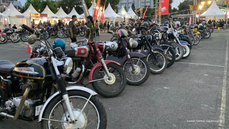 Wakil Wali Kota Buka Djogja Antique Day ke-9, Perpaduan Motor Klasik dan Budaya Yogya