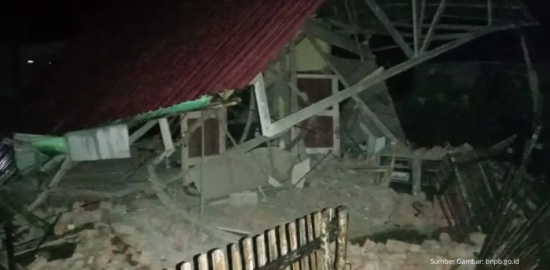 Gempa 6,3 SR Guncang Bengkulu, Puluhan Rumah Rusak dan Warga Panik