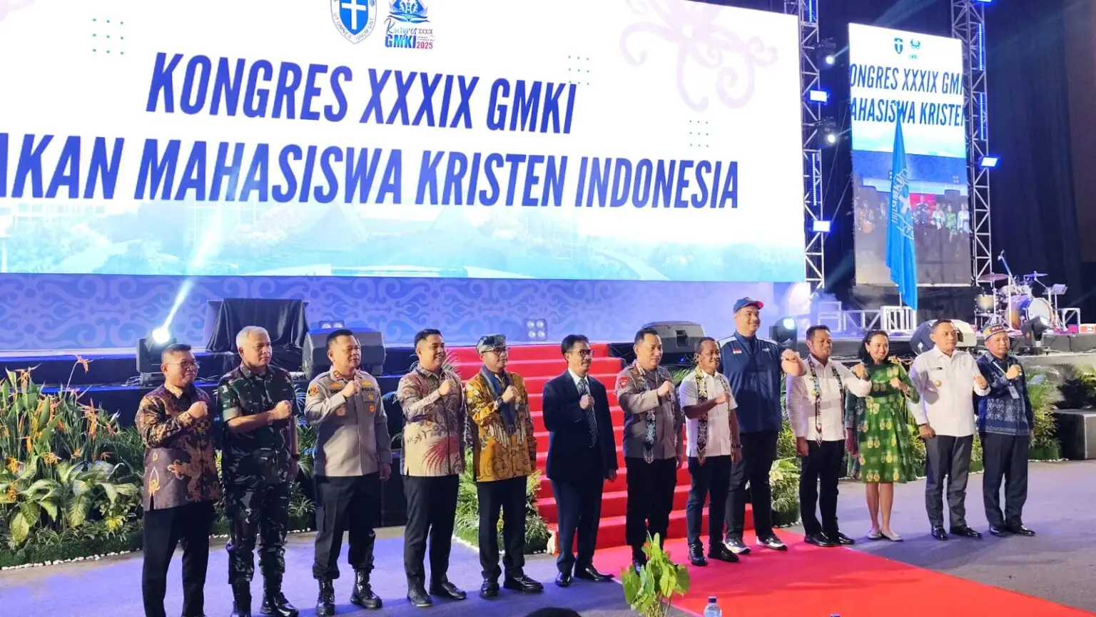 Kongres XXXIX GMKI Resmi Dibuka di Samarinda, Wakil Wali Kota Apresiasi Dukungan Nasional