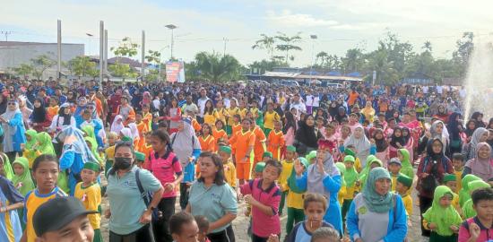 3000 Pelajar Ikuti Senam Indonesia Hebat Pecahkan Rekor MURI