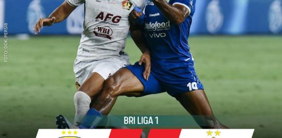 Persib Kembali Ke Jalur Kemenangan, Membantai Persik Kediri Dengan Skor 4-1