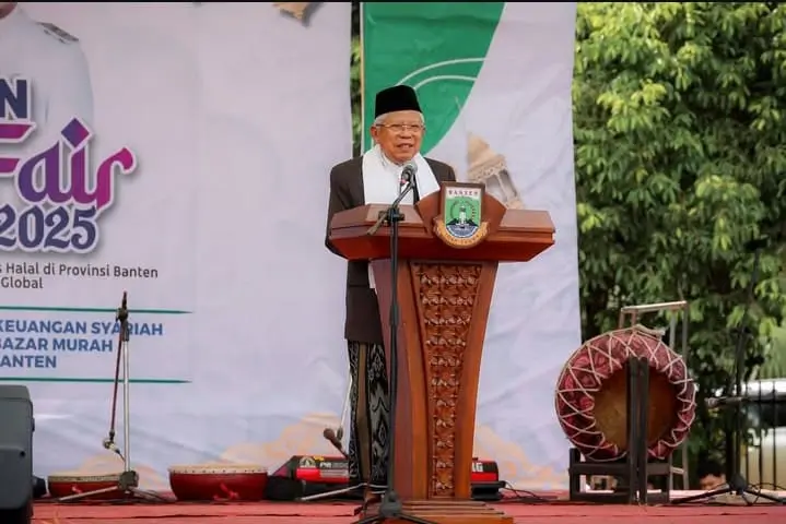 KH. Dr. Ma'ruf Amin Hadiri Pembukaan Banten Halal Fair 2025 : Tekankan Pentingnya Sertifikasi Halal Untuk Dorong Ekonomi Umat