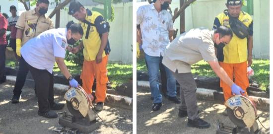 Kejari Sorong Musnahkan Barang Bukti 39 Perkara Inkrah Periode Januari - April 2025