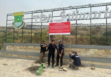 Diduga Pencemaran Lingkungan, KLH Menyegel TPA Jatiwaringin Tangsel